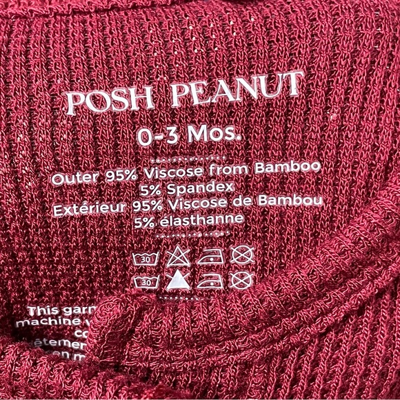 Posh Peanut Waffle LS Bodysuit with Skirt Size 0-3m - Picture 2 of 2